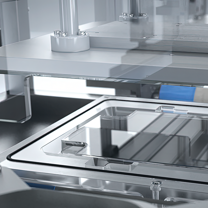 PlasmaLINE – Inline Vacuum Plasma Surface Treatment for Medical Devices & Therapeutic Equipment Tantec PlasmaLINE close up part
